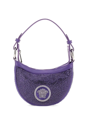 Versace mini La Medusa embellishment shoulder bag - Purple