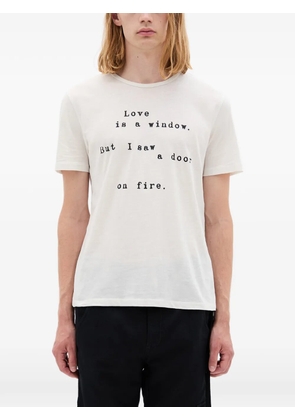 Ann Demeulemeester Baptist Love is a Window T-shirt - Neutrals