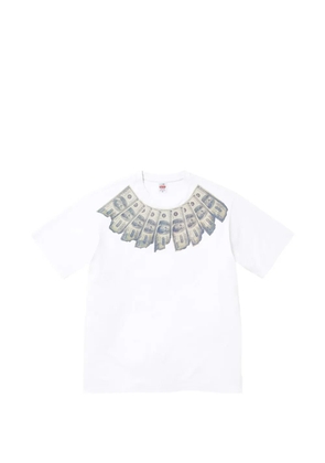 Supreme x MM6 Maison Margiela money-print T-shirt - White