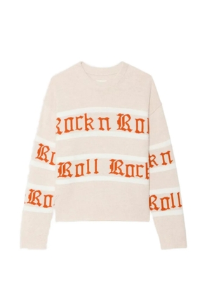 Zadig&Voltaire Markuz stripe-patterned sweater - Neutrals