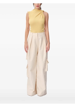 CONCEPTO Tropical asymmetrical top - Yellow