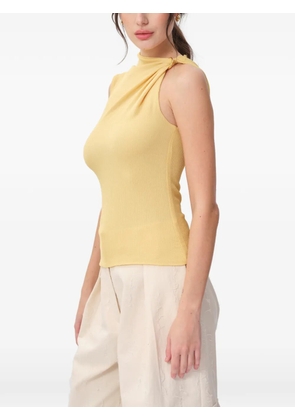 CONCEPTO Tropical asymmetrical top - Yellow