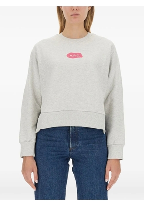 A.P.C. Sibylle logo sweatshirt - Grey