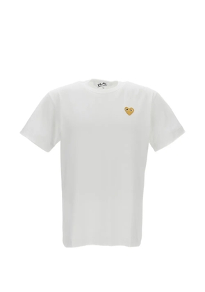 Comme Des Garçons Play logo-detail T-shirt - White