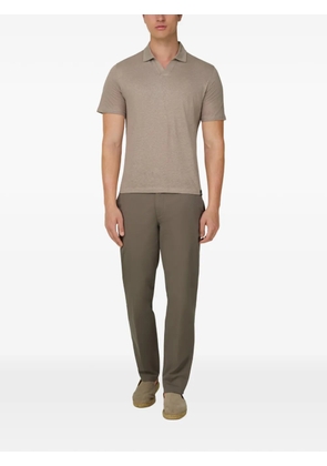 Boggi Milano polo-collar T-shirt - Neutrals