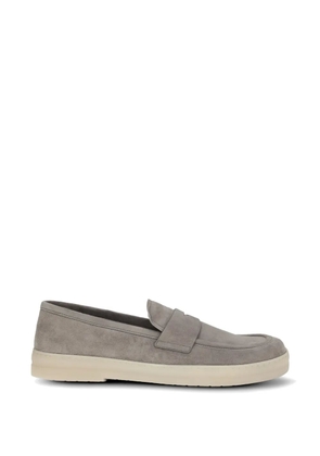 Prada leather loafers - Grey