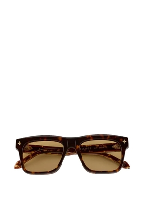 Dyrka cross frame sunglasses - Brown