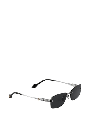 Dyrka rimless rectangle sunglasses - Black