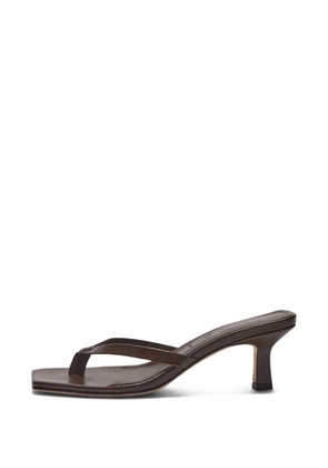 Aeyde Aeyde thong square sandals - Brown