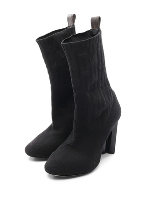 Louis Vuitton Pre-Owned 2000s Silhouette ankle boots - Black