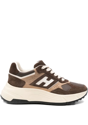 Hogan Hyperlight leather sneakers - Brown