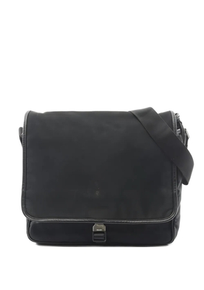 Prada Pre-Owned logo-detail shoulder bag - Black