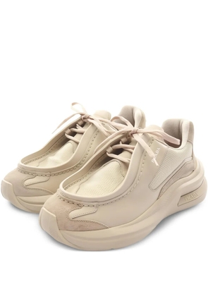 Prada Pre-Owned panelled sneakers - Neutrals