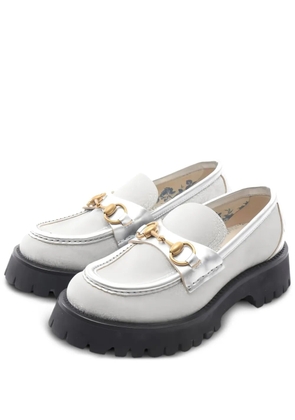 Gucci Pre-Owned Horsebit loafers - Silver