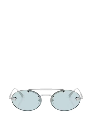 Versace round-frame sunglasses - Silver