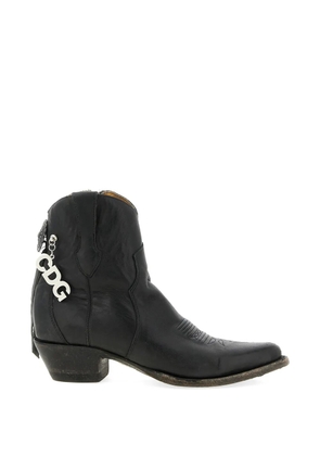 Comme Des Garçons x Mexicana logo-charm boots - Black