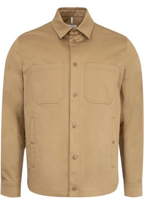 Moncler gabardine shirt - Neutrals