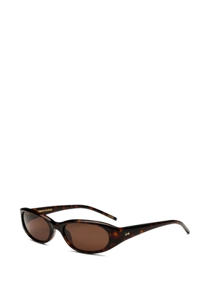Chimi Dele oval-frame sunglasses - Brown