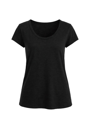 Velvet Katie round-neck T-shirt - Black
