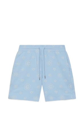 Casablanca drawstring patterned shorts - Blue