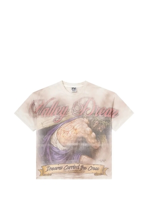 Vale crew-neck T-shirt - Neutrals