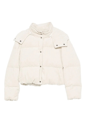 Antonelli corduroy puffer jacket - White