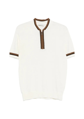Paolo Pecora zip-up T-shirt - Neutrals