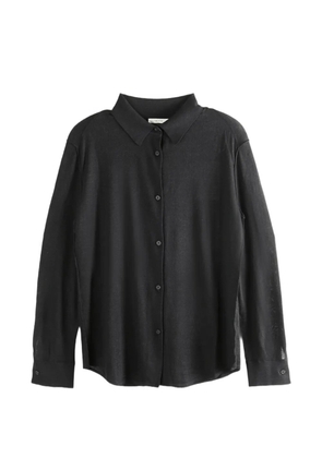 The Row Nafari buttoned shirt - Black