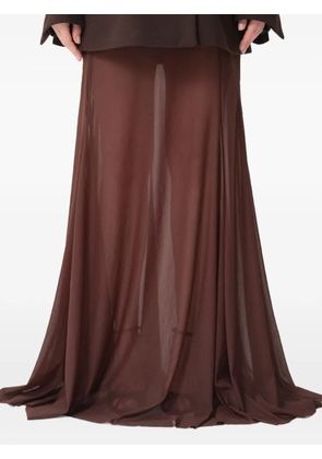 CONCEPTO Saffron maxi skirt - Brown