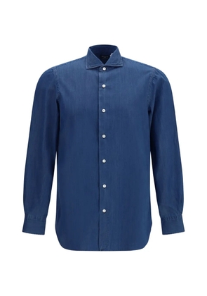 Finamore 1925 Napoli Napoli buttoned shirt - Blue