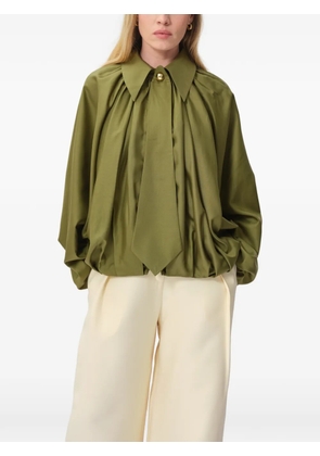 CONCEPTO Dawn tie-detail jacket - Green