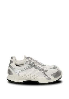 ECCO metallic panelled sneakers - White