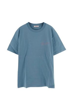 Valentino Garavani logo-embroidered T-shirt - Blue