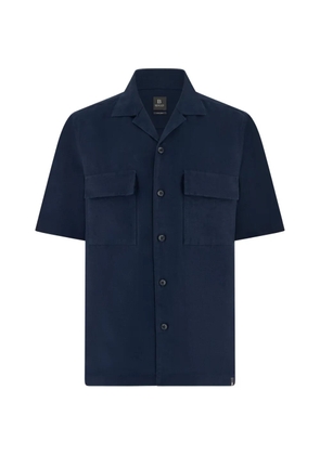 Boggi Milano camp-collar shirt - Blue