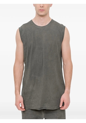 69 BY ISAAC SELLAM crew-neck tank top - Grey