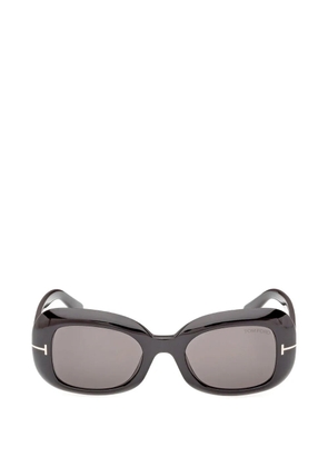 TOM FORD Eyewear rectangle-frame sunglasses - Brown