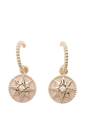 Christian Dior Pre-Owned Rose des Vents-design diamond earrings - Pink