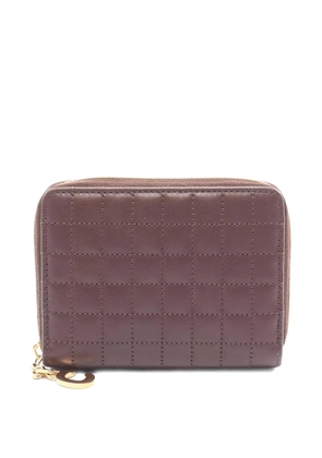 Celine Pre-Owned 2000s C-Charm quilting leather purse - Brown