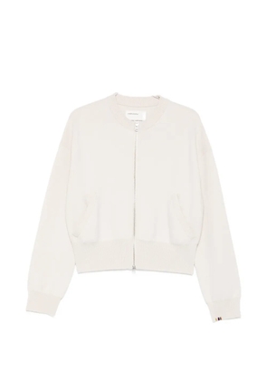 extreme cashmere Xtra Fun zip cashmere cardigan - Neutrals