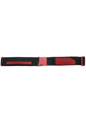 A-COLD-WALL* industrial belt with patches - Black