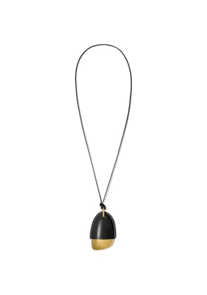 Michael Kors Collection stone-pendant necklace - Gold