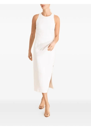 Antonelli Lois side-slit dress - White