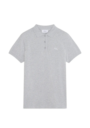 Maison Kitsuné embroidered polo shirt - Grey