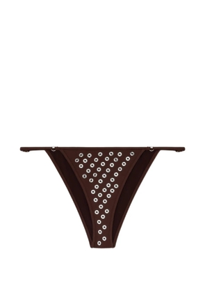 Gimaguas eyelet bikini bottom - Brown