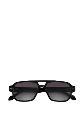 Dyrka cross detail sunglasses - Black