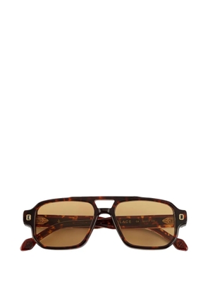 Dyrka geometric frame sunglasses - Brown