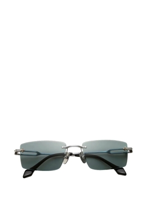 Dyrka rimless rectangle sunglasses - Silver