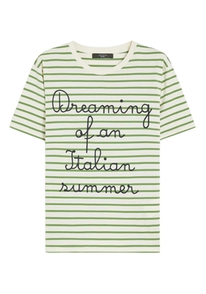 Weekend Max Mara striped t-shirt - Green