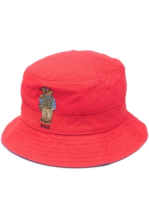Polo Ralph Lauren Polo Bear cotton bucket hat - Red