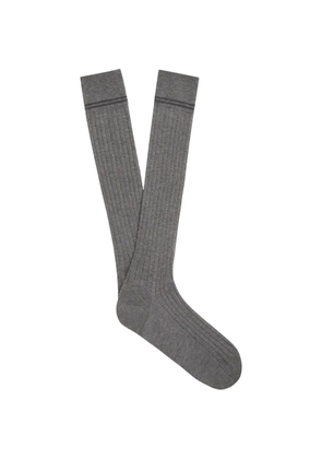 Zegna ribbed socks - Grey